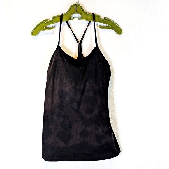 Lululemon brown black mottled tank top size 6 - Picture 1 of 5